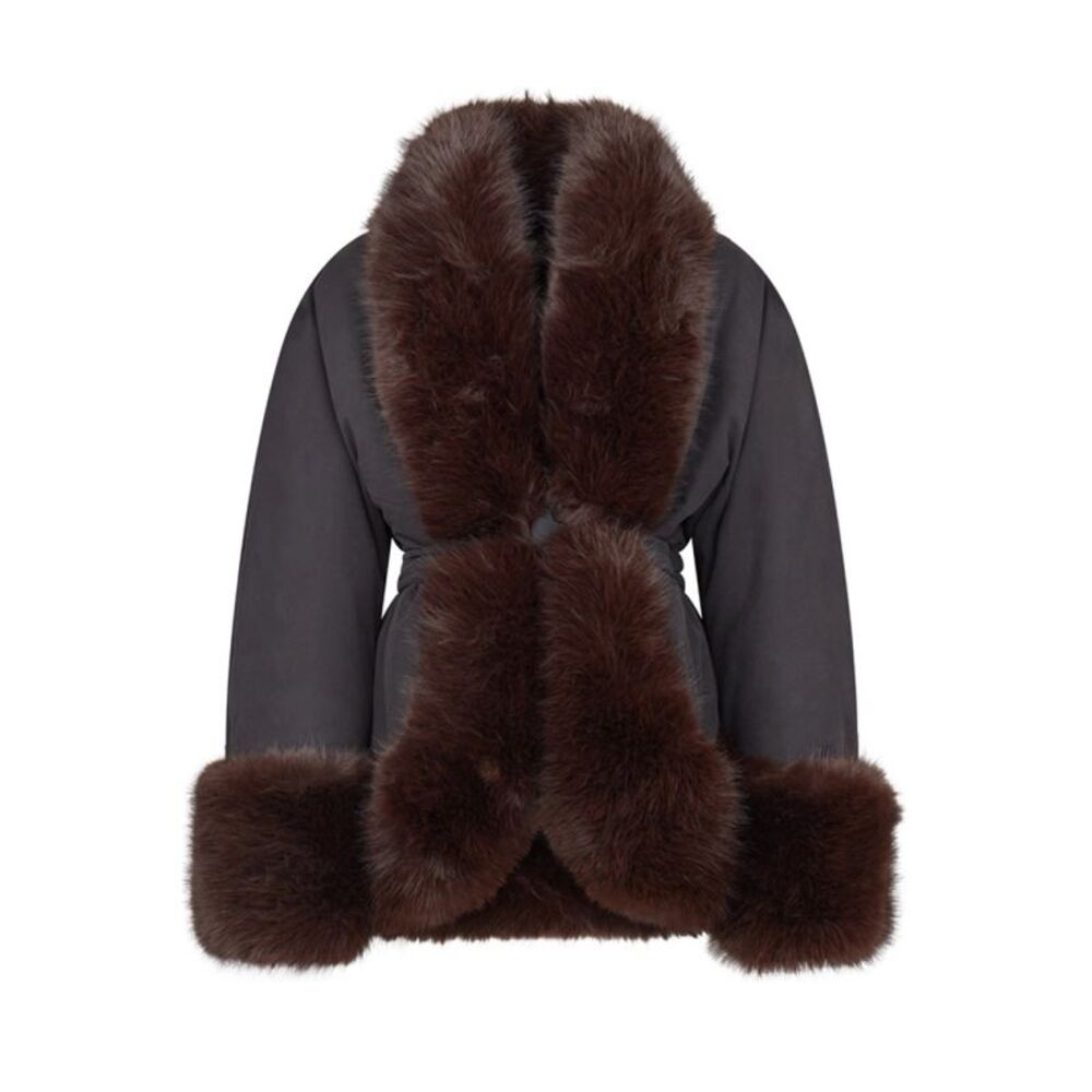 The Andamane Women `Brina` Faux Fur Jacket